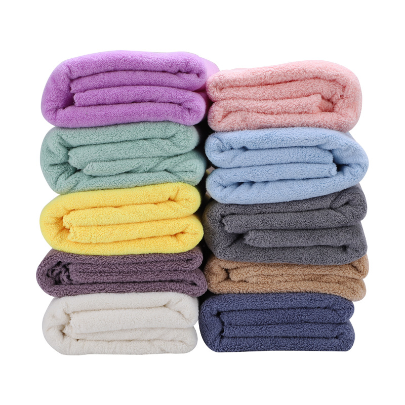 High-Density Coral Fleece Bath Towel, Adult Thickened 70*140cm Trimmed Edge Bath Towel, Home Bath Towel, Wrap Towel, Absorbent Bath Towel