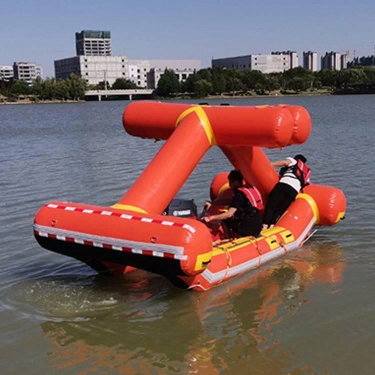Water rescue inflatable boat anti-flood rescue boat portable wear-resistant puncture-proof flood prevention boat