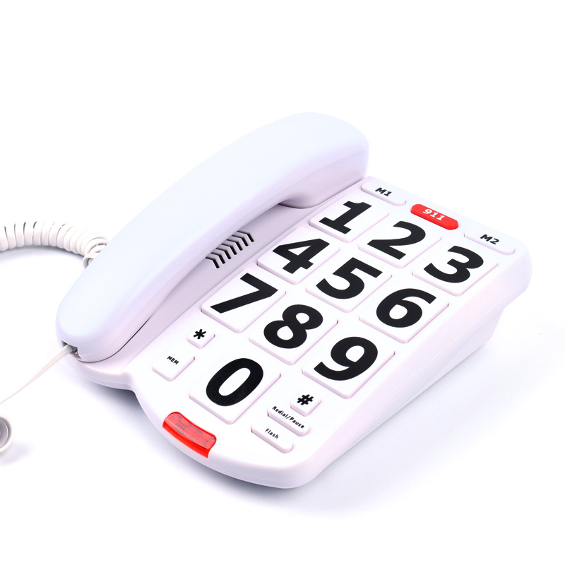 Old People's Congress button telephone hotel office home fixed telephone office dial-up battery-free landline wholesale