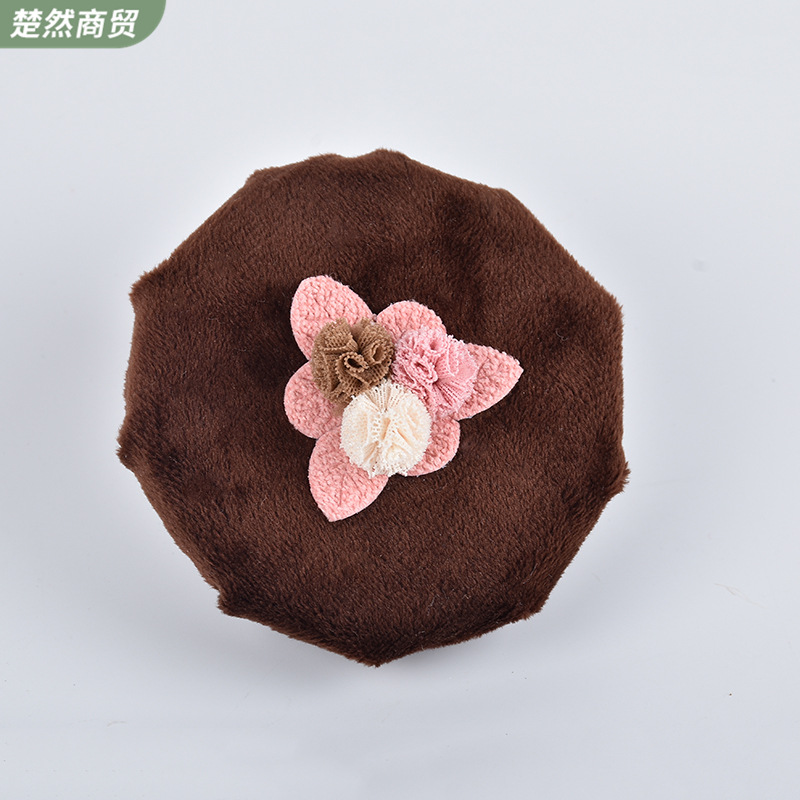 Velvet Door Handle Gloves, Anti-Cooling Gloves, Anti-Static Fabric Gloves, Korean Style Warmth in Autumn and Winter