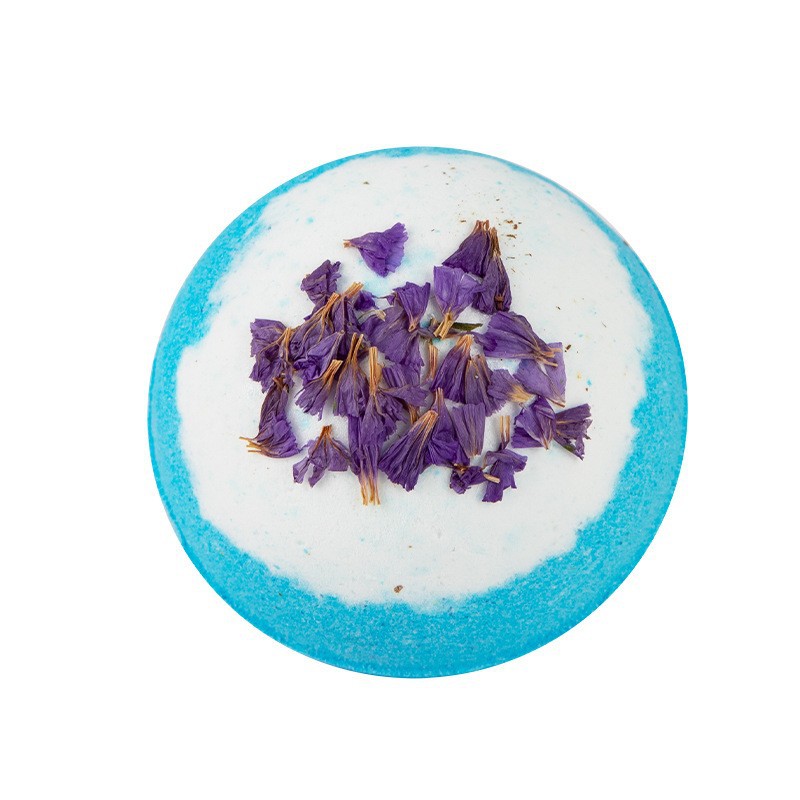 Cross-border rose dried flower essential oil bath salt ball bath sea salt bath ball explosive salt bubble bath ball wholesale can take samples