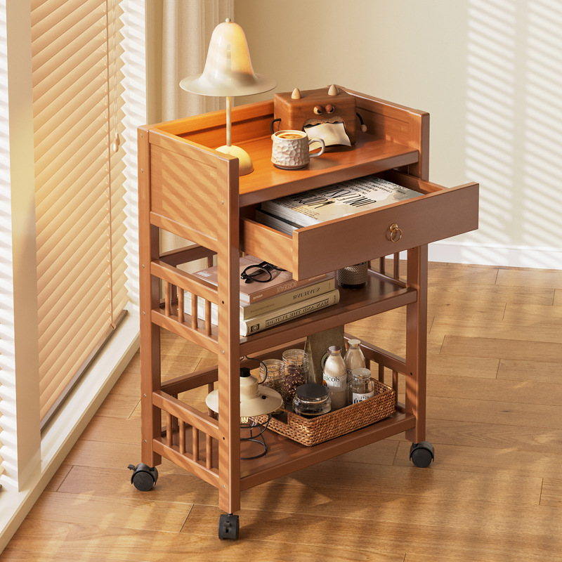 Мобильная чайная тележка, новый китайский стиль, шкаф для чая и игр