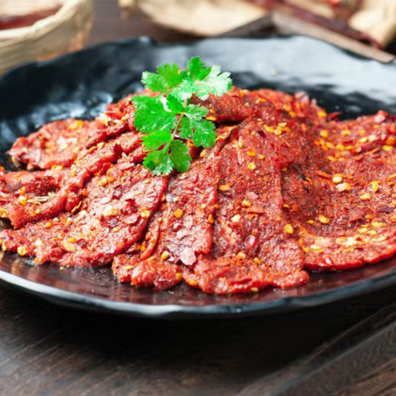 Baniujiang Spicy Beef 150g Pickled Raw Beef Semi-Finished Spicy Flavor Spot Chongqing Hot Pot Ingredients Wholesale