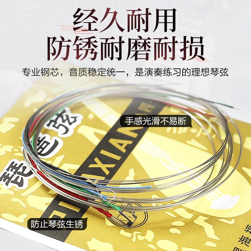 Xinghai Gospel Performance Pipa Strings Steel Wire 1 2 34 Sets of Strings Professional Pipa Strings Ethnic Musical Instrument Accessories