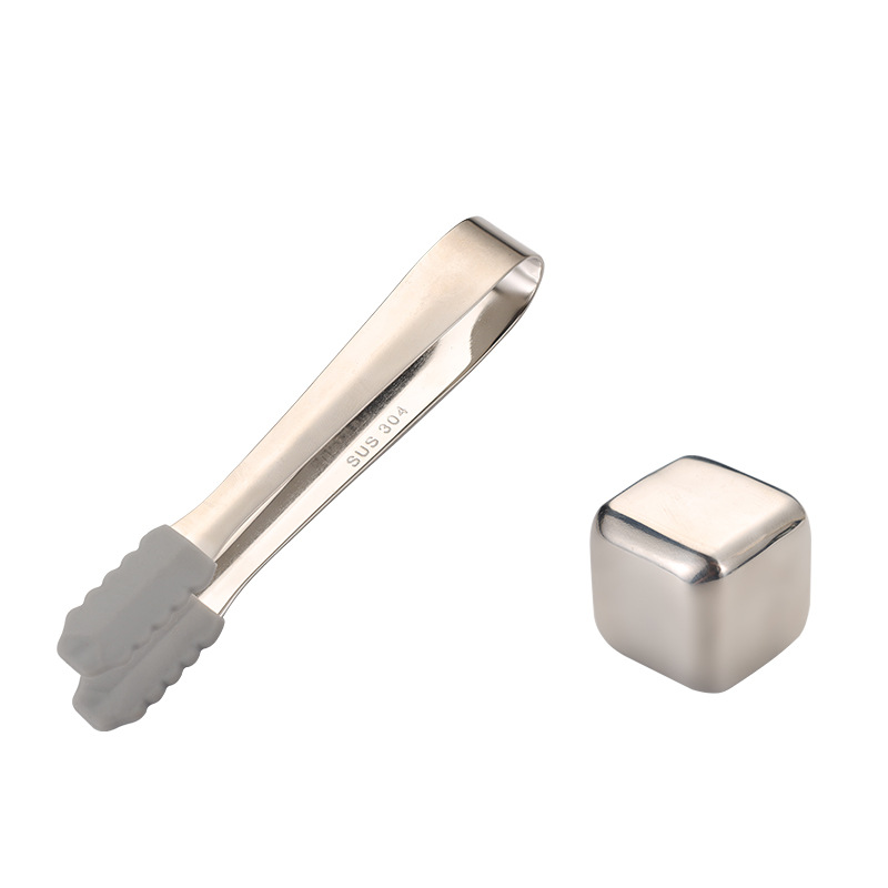 304 Quick Frozen Stainless Steel Ice Cubes Food Grade Household Iron Metal Ice Grain Whiskey Beer Wine Ice Ice Gadget