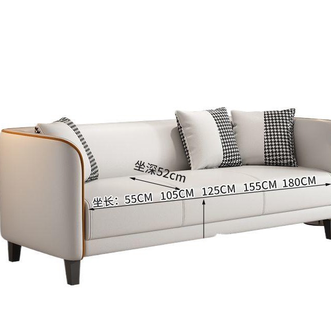 Sofa Small Apartment Living Room Fabric Sofa Single Double Apartment Rental