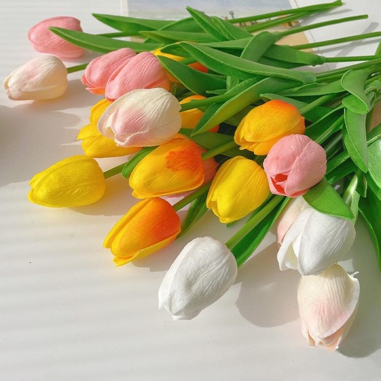 Tulip Artificial Flowers, Artificial Flower Decorations, Bionic Floral Art, Living Room Decoration Ornaments, Dried Flowers, Eternal Bouquets, High-End Accessible Luxury