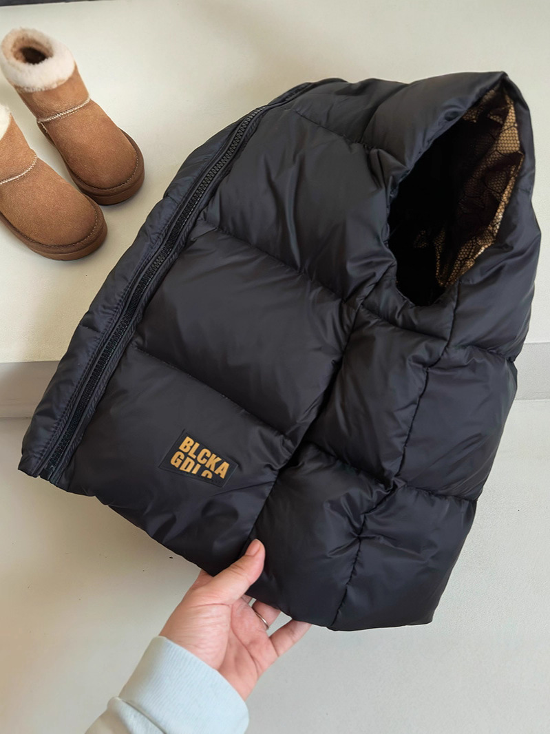 Children's down Vest Winter New Style Boys and Girls Baby Thickened Vest Infant Casual Warm Children's Clothing Vest