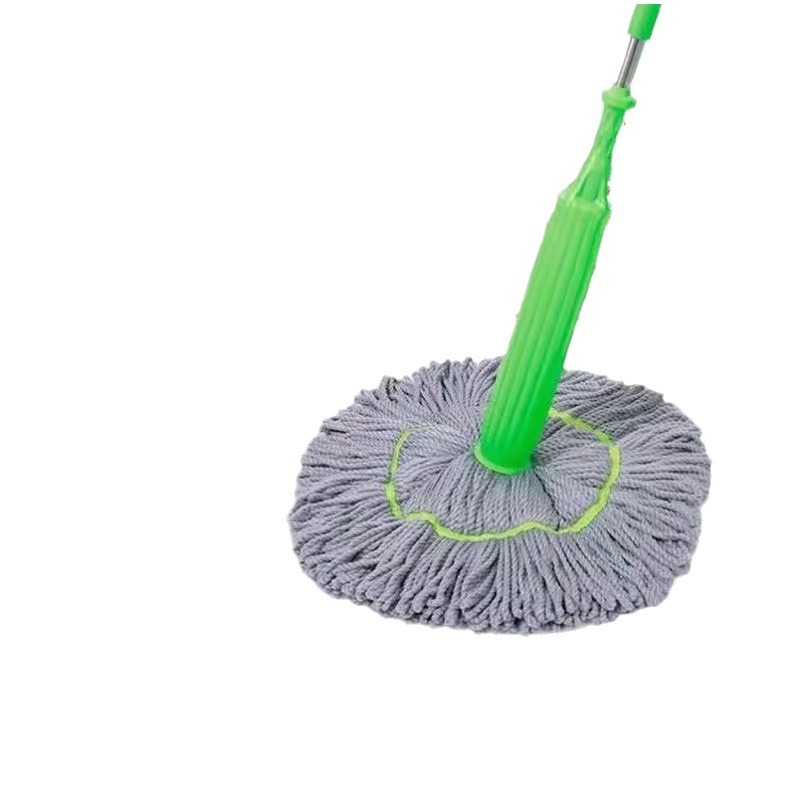 Hand-free One-second Dehydration Mop Household Lazy Mop Bamboo Fiber Super-large Mop Head Vertical Storage