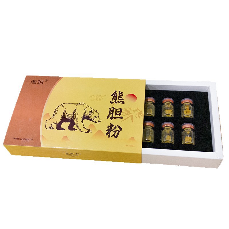 Bear Bile Powder Processing 38% Tauroursodeoxycholic Acid Golden Bile Powder Oem Source Factory with Complete Qualifications