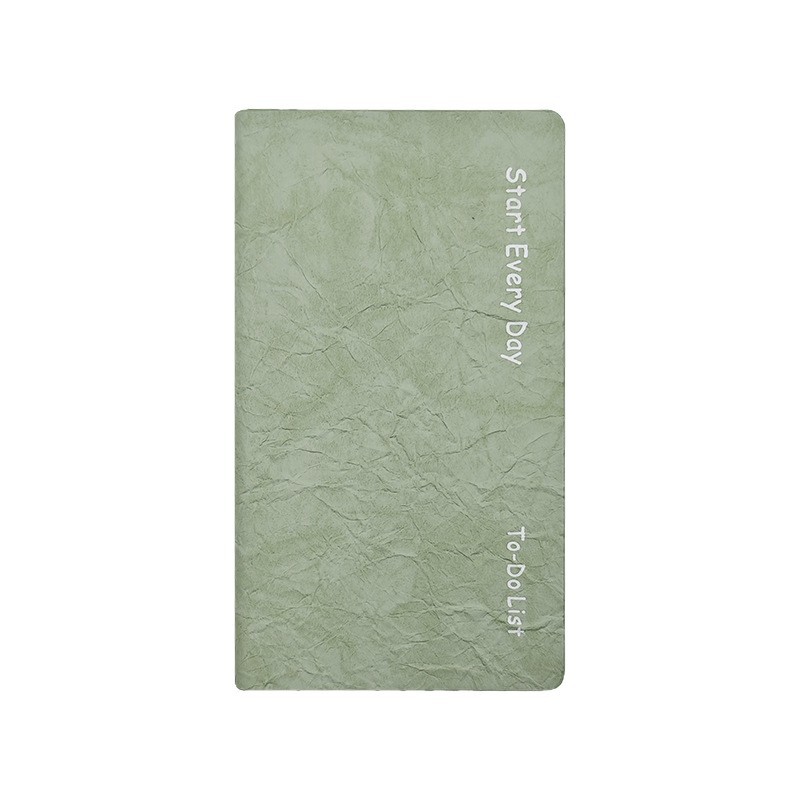 A6 Hand Book Custom Fold Cover todolist Day Plan This Time Management Narrow Book Carry-on Book