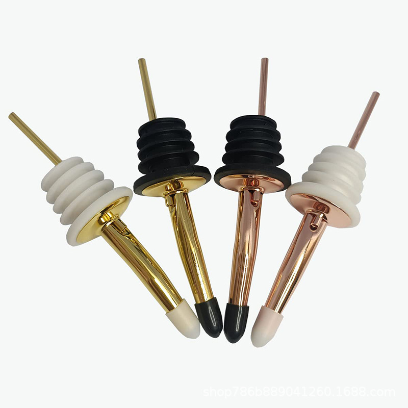 Stainless Steel Wine Pourer Bar Wine Dispenser Red Wine Bottle Stopper Cocktail Pourer Stainless Steel Wine Spout