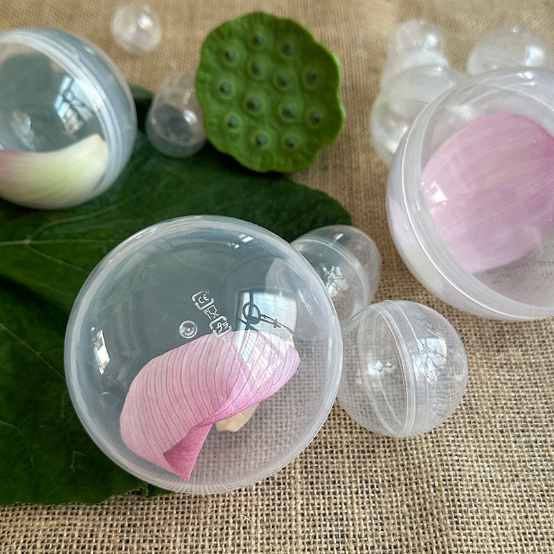 Wholesale Transparent Gashapon Shell Gashapon Machine Special Plastic Ball Gift Ball Round Capsule Egg-Shaped Empty Box 100mm