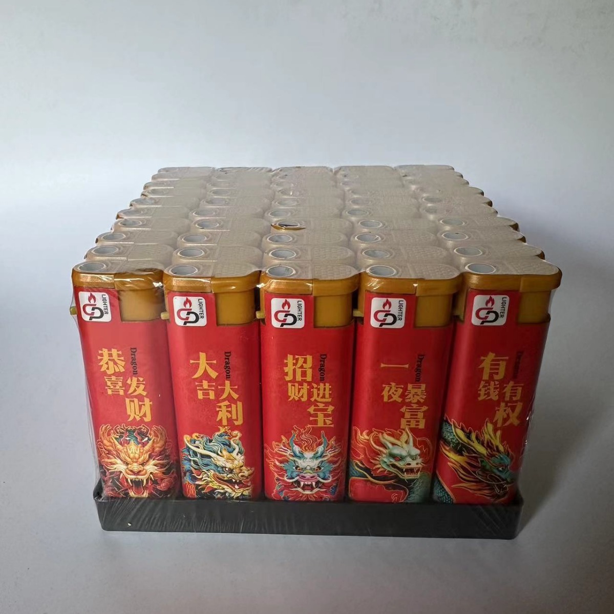 New Hong Kong brand 2026 direct windproof lighter manufacturers sell creative Jinbohong plastic windproof lighter