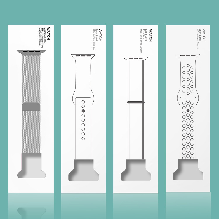 Source manufacturers spot neutral apple watch apple strap box PVC blister inner strap packaging box