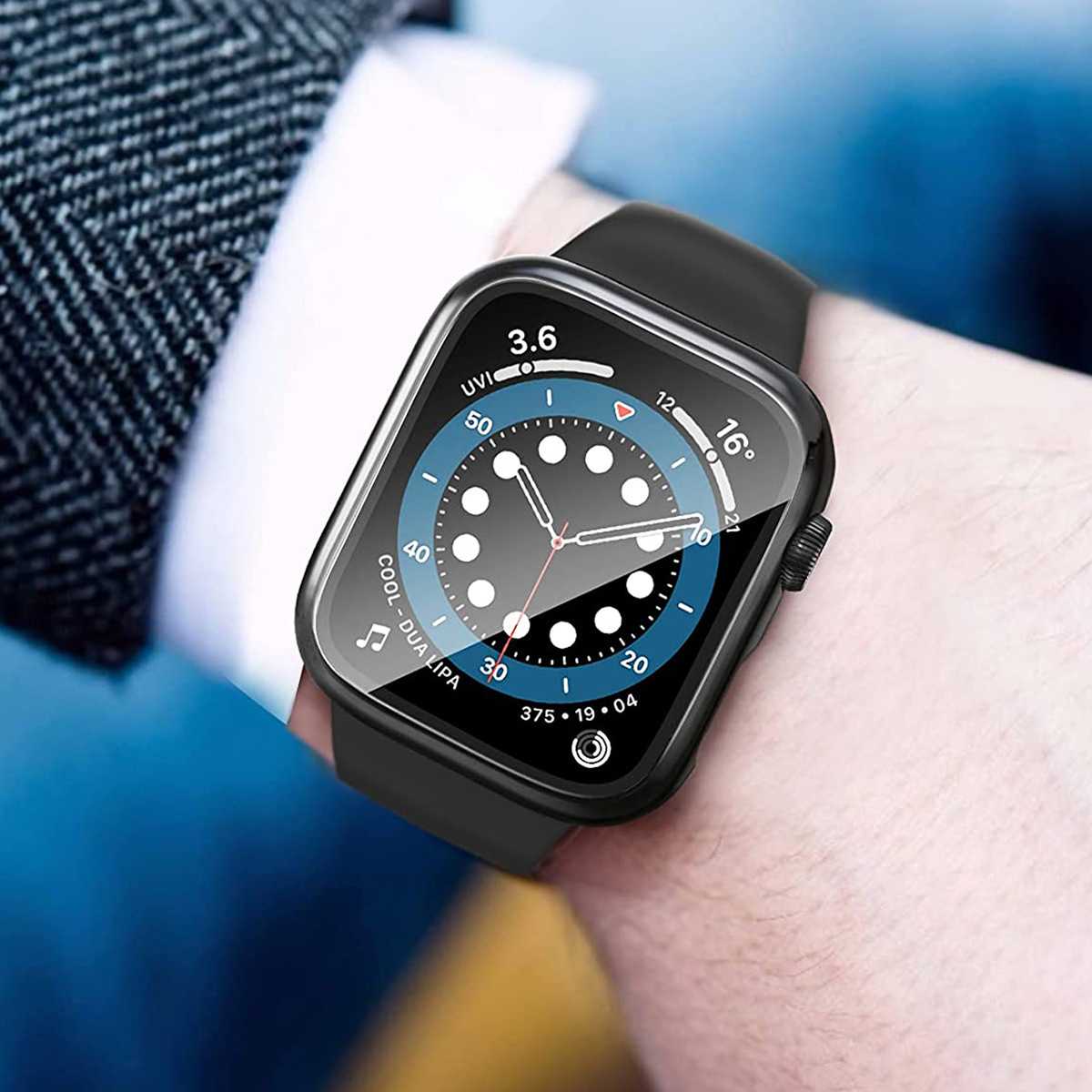 For Apple S10 Watch Protective Case Apple Watch Series SE TPU Plated All-inclusive Soft Case Protective Case