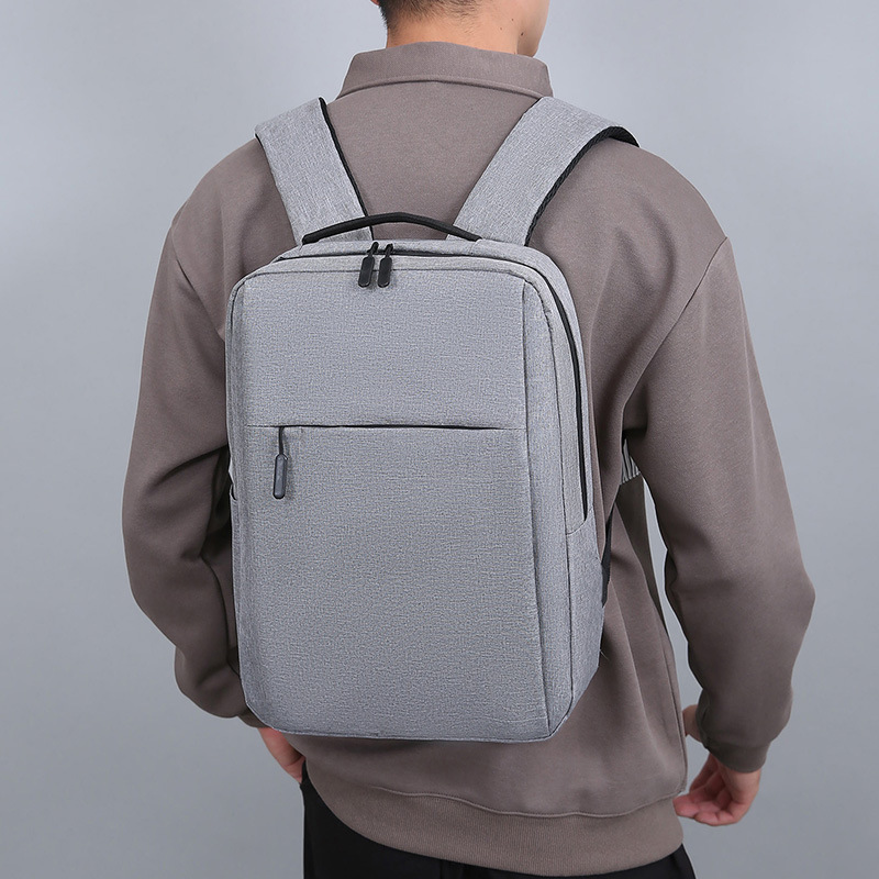 Men's and Women's Casual Backpack Oxford Cloth Schoolbag Large Capacity Business Commuter Travel Backpack Fashion Computer Bag Backpack