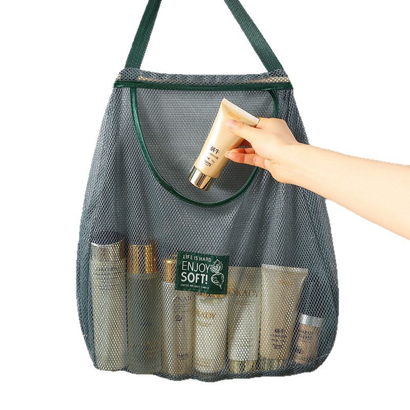 Portable Fruit and Vegetable Hanging Bag Scallion, Ginger and Garlic Storage Fruit and Vegetable Storage Mesh Bag Hollow Mesh Bag Kitchen Vegetable and Fruit Storage Bag