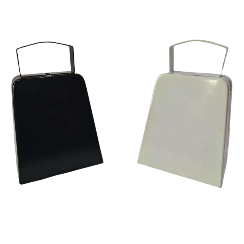 Factory direct cross-border selling square cow bell Cow Bell 4 inch cow bell shouting cheer hand bell