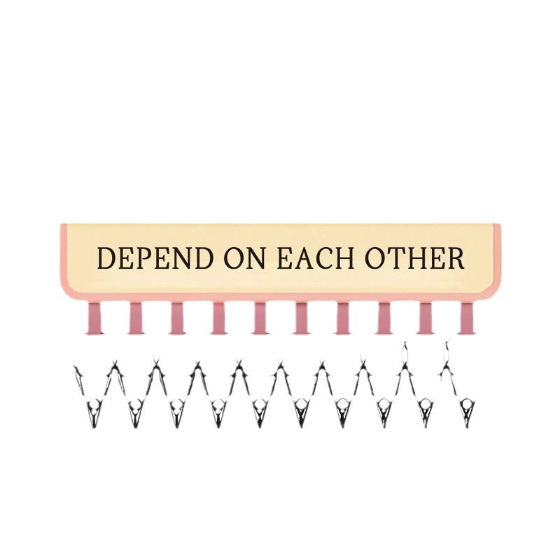 Household Clothes Hanger Hat Storage Artifact Dormitory Hat Rack Duckbill Cap Hook Household Baby Multi-Clip Clothes Hanger