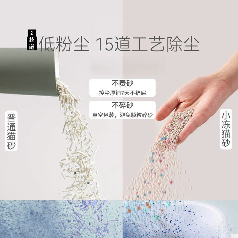 Bentonite cat litter 20kg super deodorant super agglomerated cat litter tofu litter low dust mixed green tea 10kg cat litter