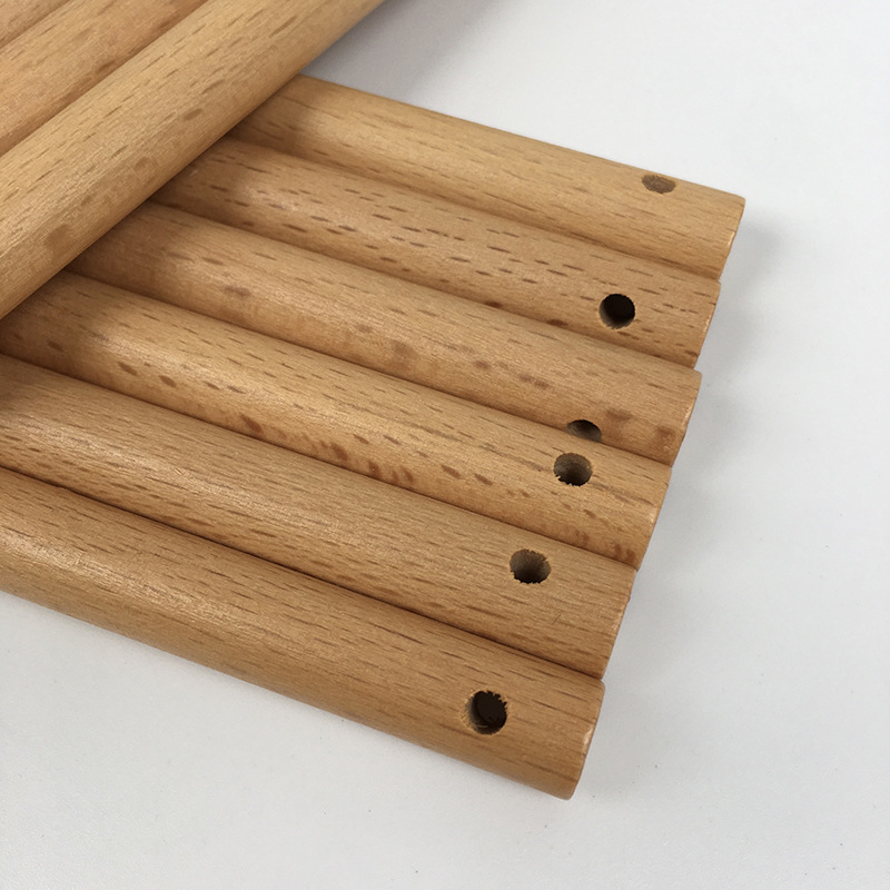 Beech Round Fan Ancient Fan Handle Accessories Suzhou Embroidery Cheongsam Long Handle Tassel Round Fan Kidsren's Summer Dance Fan Handle