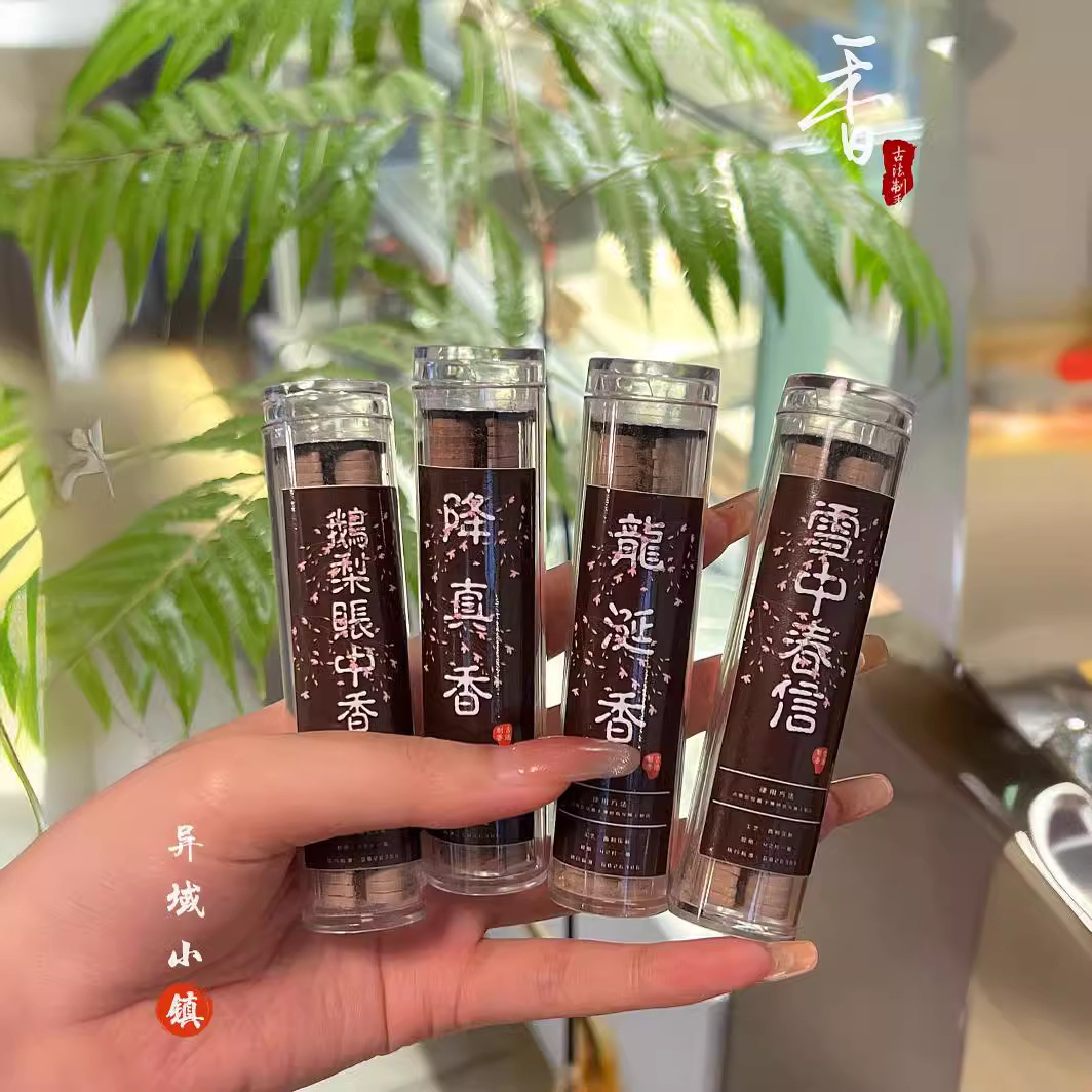 Alien Town Xiangyun Crane Pan Fragrance Set Box No Diamond Powder Fragrance Send Small Crane Hanging Incense Stove Goose Pear Account Fragrance