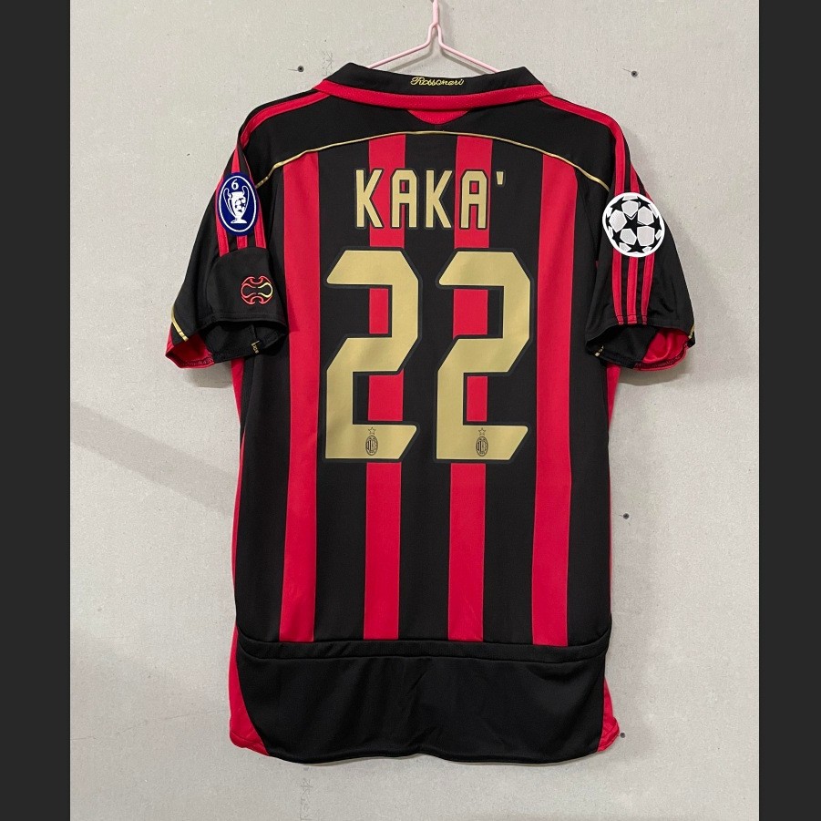 Retro Football Suit Popular AC/22 Kaka 80 Ronaldinho Manchester United Red Devils Beckham Source Factory