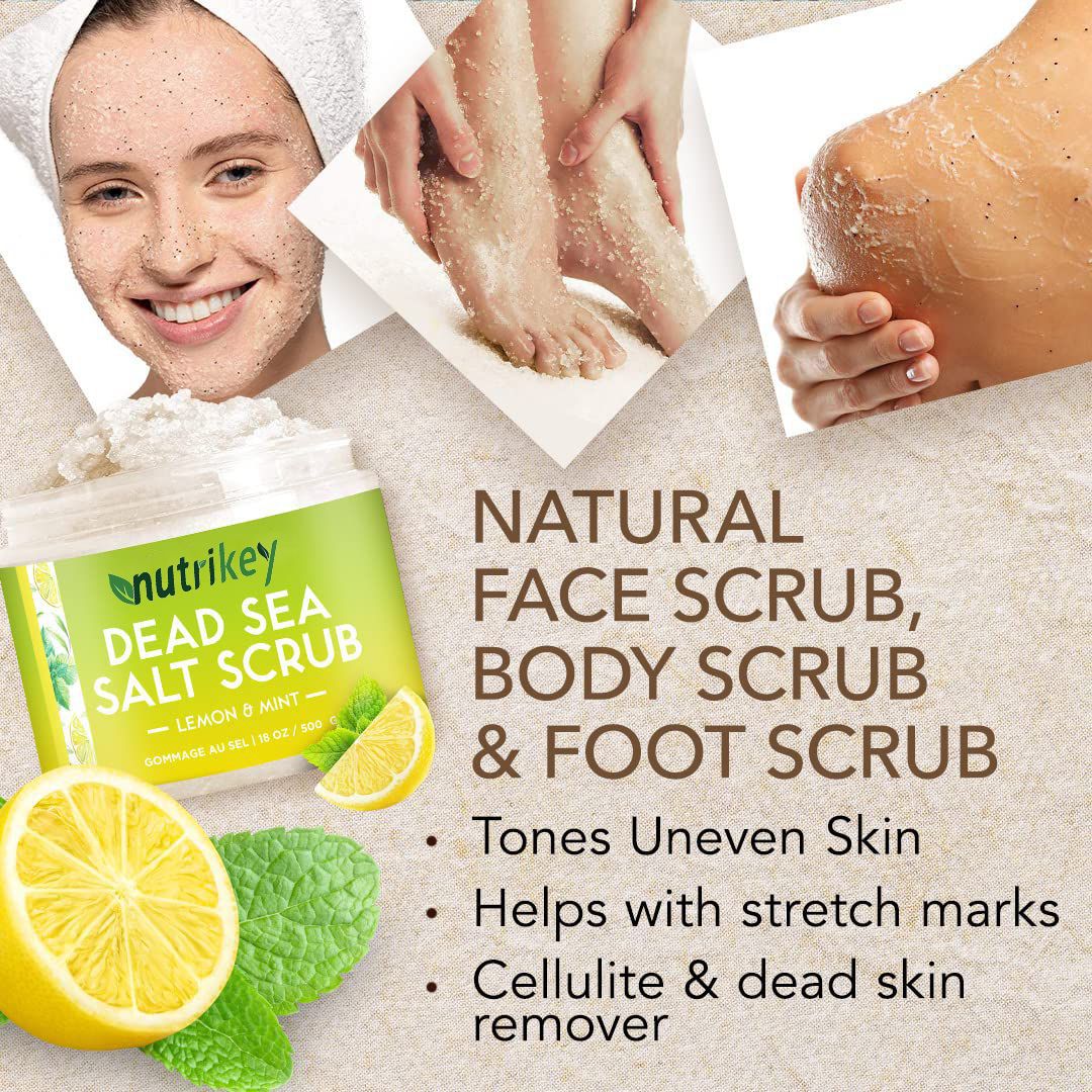 Southeast Asia TK Explosive Deep Cleansing Facial Body Lemon Scrub Exfoliating Factory Supply O DM Cross Border