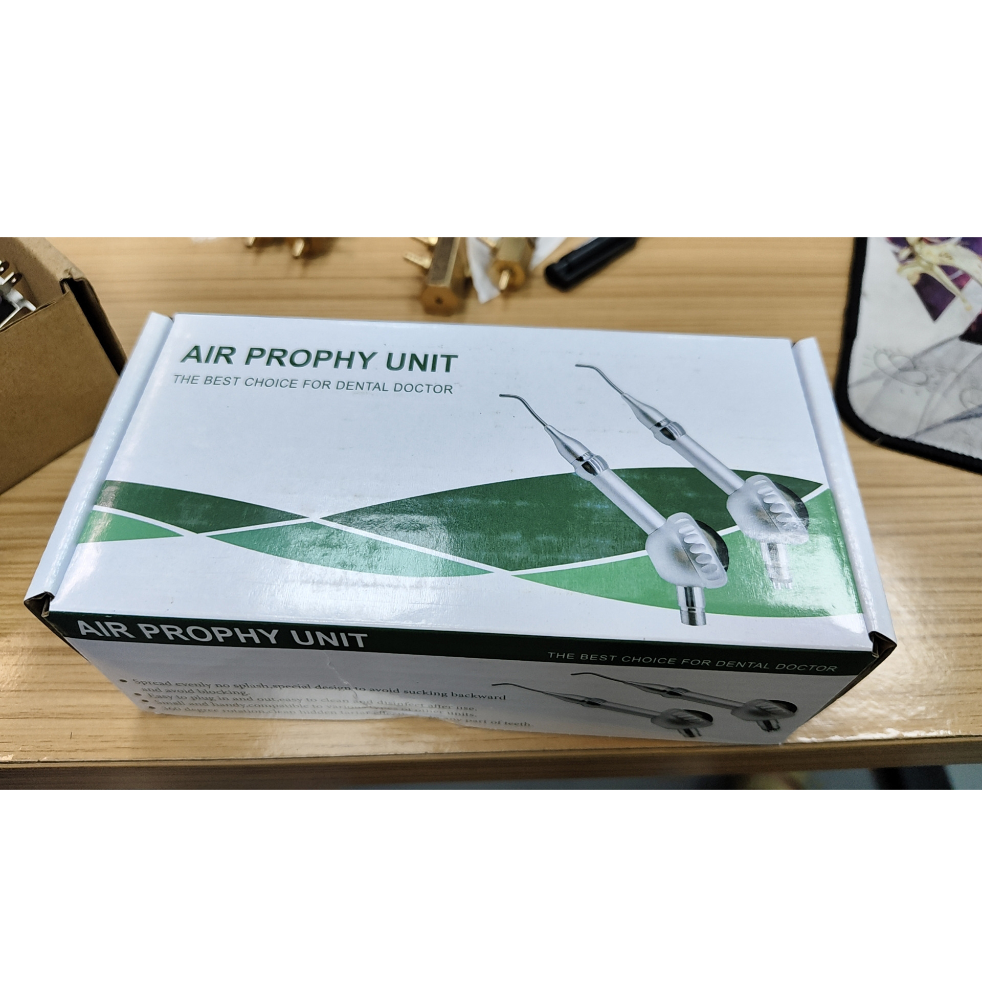 Dental sandblasting gun teeth whitening sprayer oral whitening teeth polishing stainless steel sandblasting gun with 2 holes 4 holes