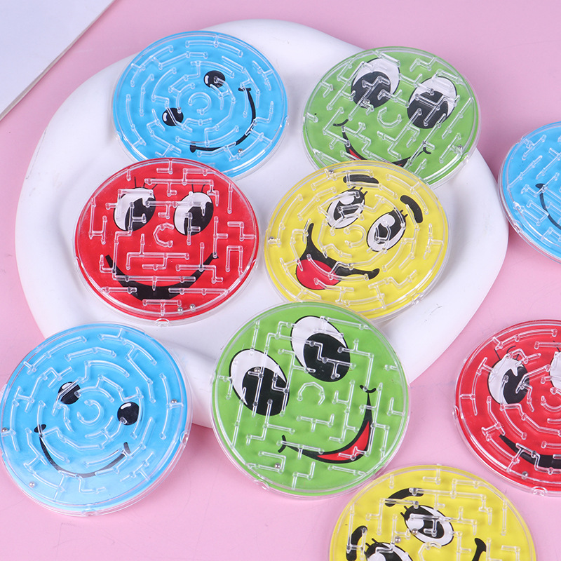 Детская улыбающаяся мордочка лабиринт обучающие игрушки шар трек подарки для детского сада развитие интеллекта