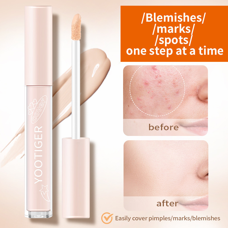 [Export/Cross-Border Yootiger Only] Lightweight, Soft, Oil-Controlling, Moisturizing, Non-Easy to Remove Makeup Concealer 1086
