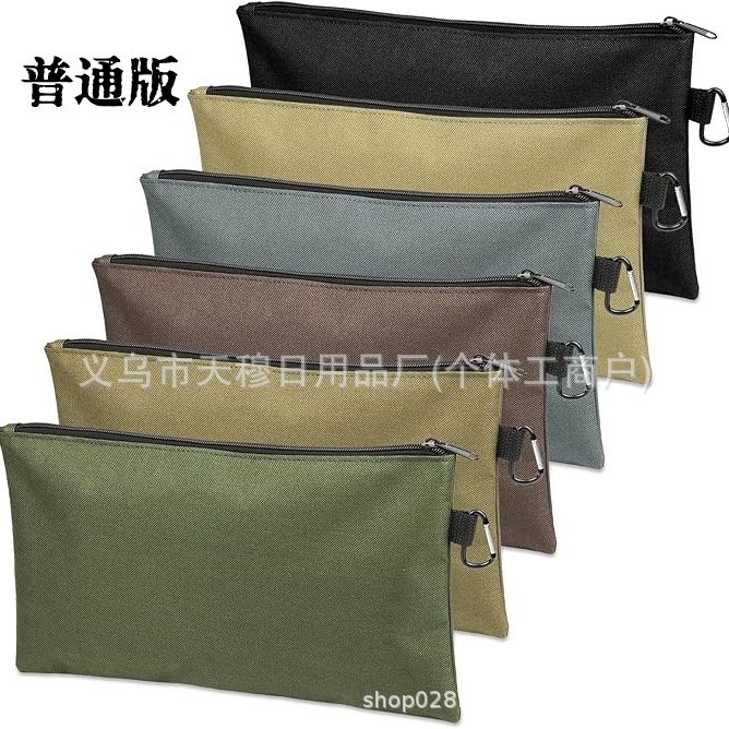 Cross-border upgrade tool kit practical multi-purpose storage organizing tool bag tool bag with metal hook zipper