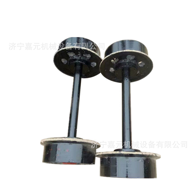Multi-Specification 350mm Cast Steel Mine Wheels Solid Hollow Fixed Track Wheels Mine Wheel Pairs for Coal Mines