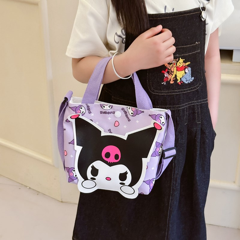 Foreign Trade Cartoon Sanrio Handbag Girl's Cute Kulomi Handbag All-match Children's Crossbody Shoulder Bag