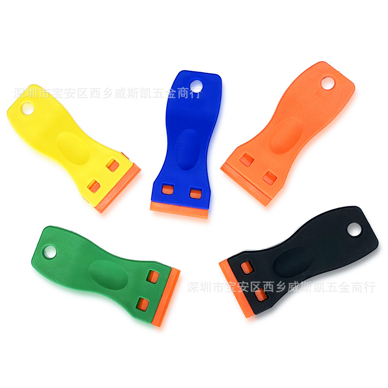 Wholesale plastic small shovel blade decontamination blade car film tool glue removal small scraper household cleaning shovel