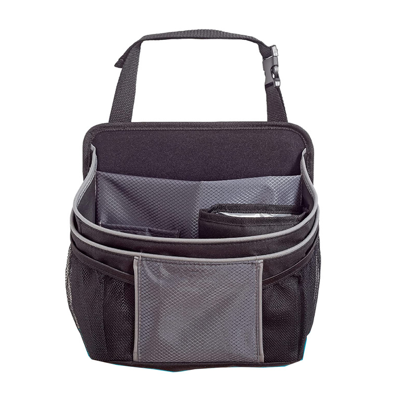 Foreign Trade Source Cross-Border Wholesale Large Capacity Front Seat Car Storage Hanging Bag Custom Adjustable Oxford Cloth Car Bag