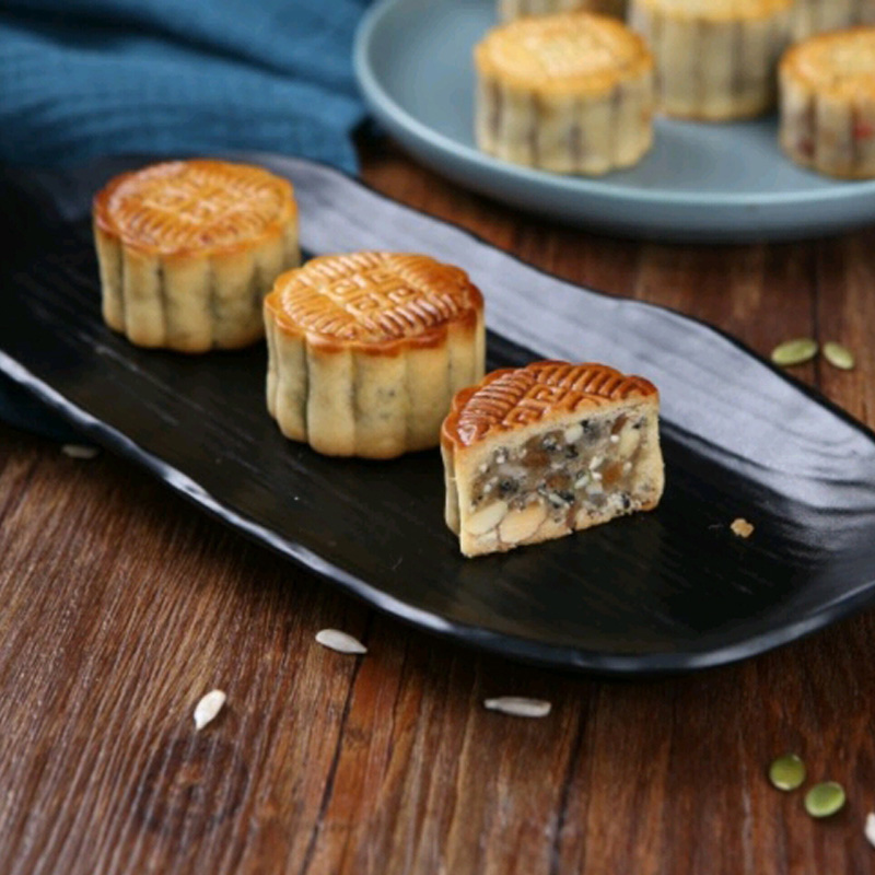 Traditional Old-Fashioned Wuren Mooncake Filling with Green and Red Pepper Salt Wuren Filling Cantonese Mooncake Baking Ingredients 2.5kg