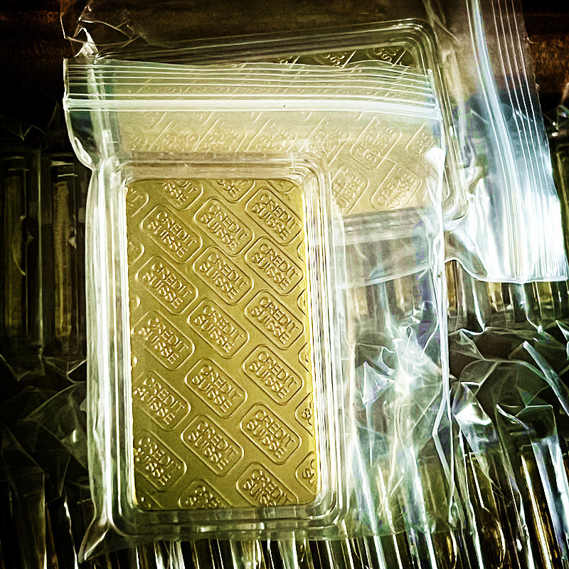 Antique Crafts Gold Tone Bar Faux