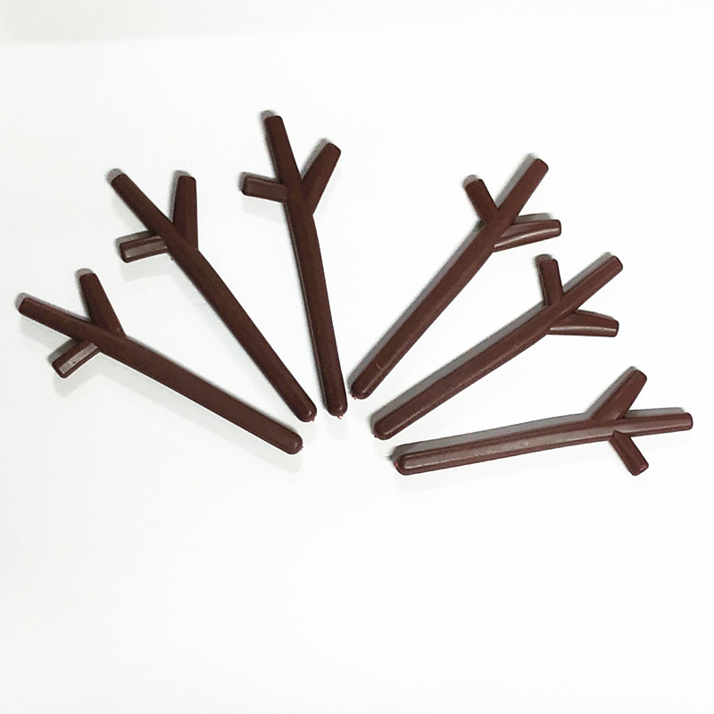 Factory Direct plastic antler toy accessories Christmas Snowman hand Christmas craft DIY accessories pendant