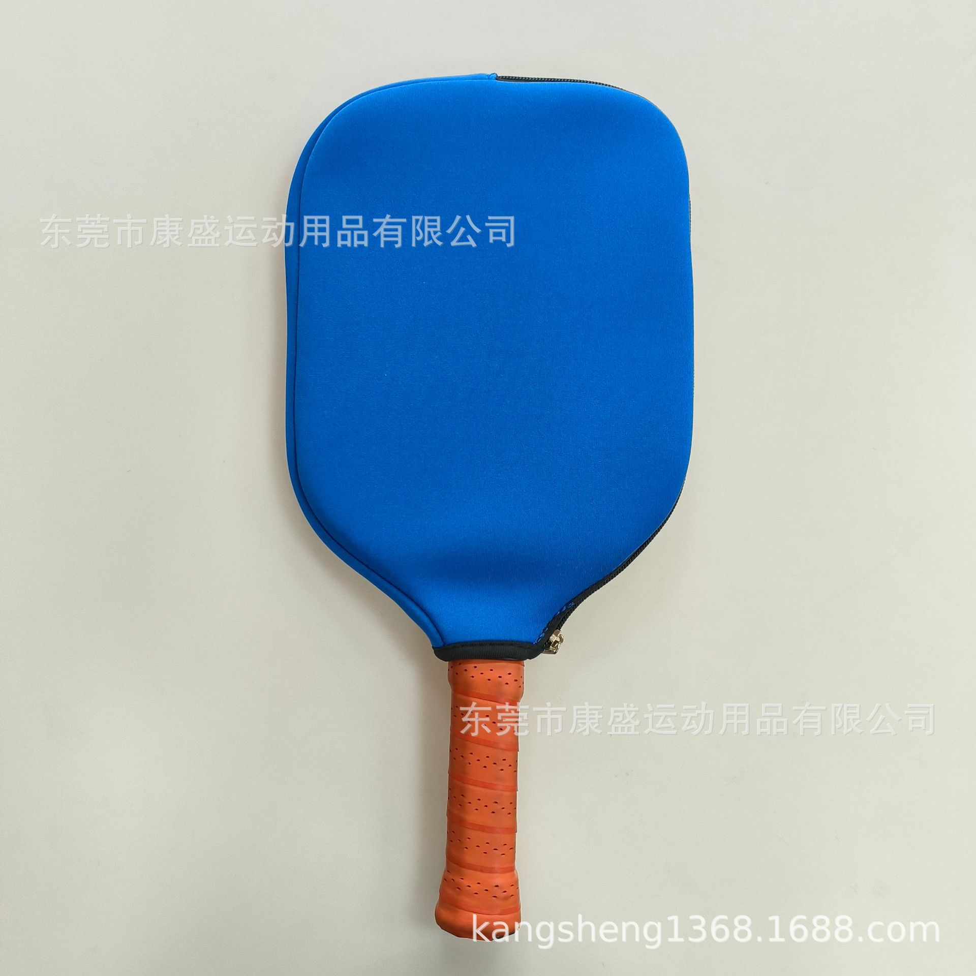 Factory direct in stock white waterproof diving material racket cover Peak racket protective cover Ping-Pong racket storage bag