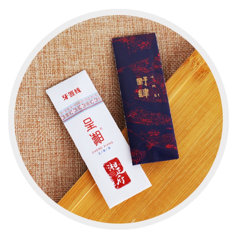 Dental Floss Manufacturer Disposable Coated Paper Dental Floss Stick Paper Package Dental Floss with Packaging Hotel Catering Dental Floss