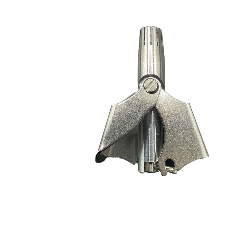 Bagged unisex nose hair trimmer stainless steel manual nose hair trimmer washable mechanical nose hair scissors