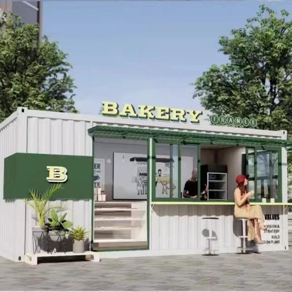 Mobile sales kiosk container mobile room outdoor outdoor creative steel structure waterproof mobile housing manufacturers wholesale