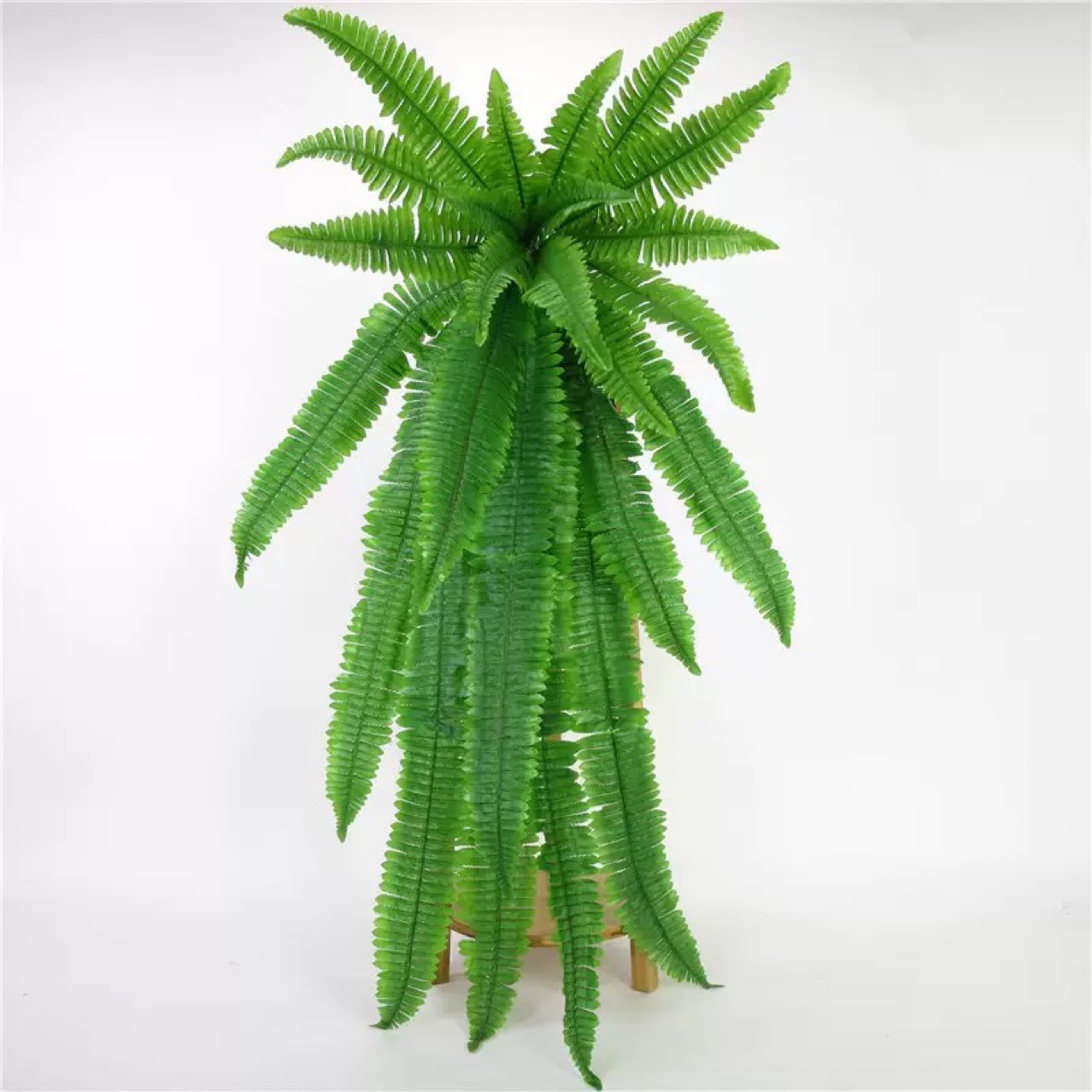 24 head simulation Persian leaf factory wholesale simulation green plant Persian fern leaf soft installation engineering plant wall garden scenery