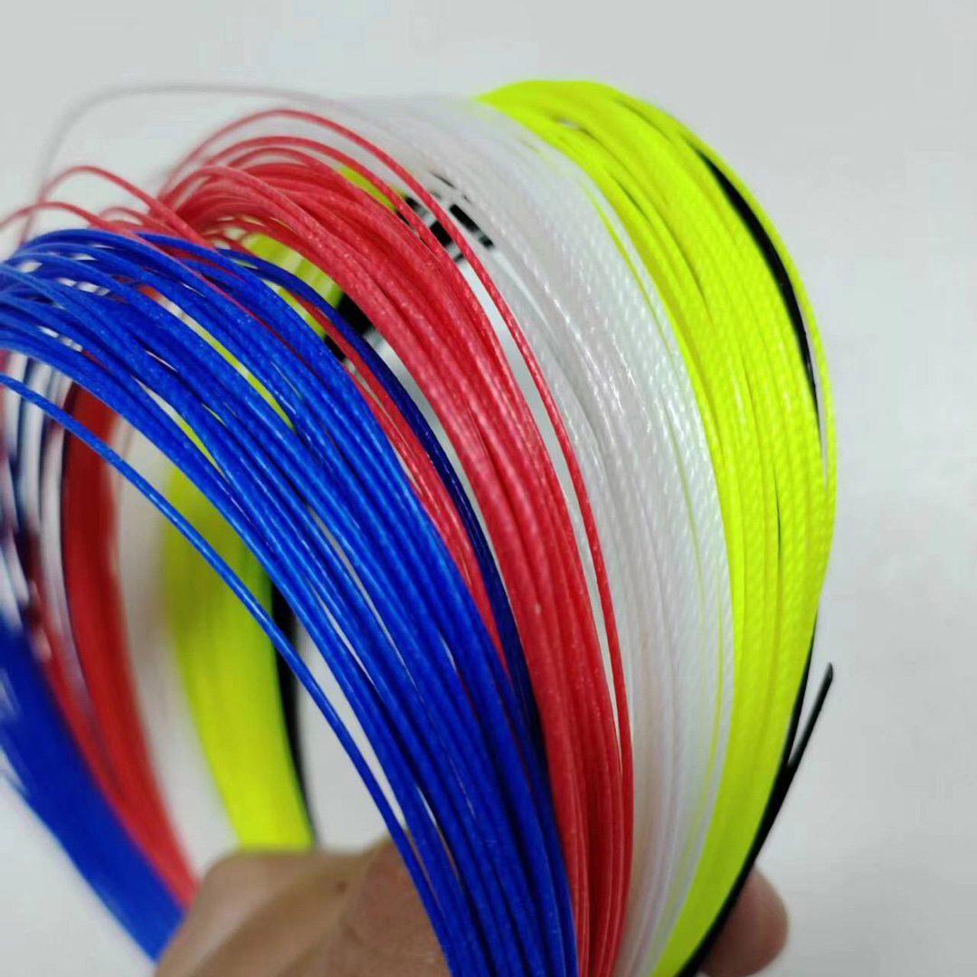 Badminton String Wholesale 0.75 mm 22 Pounds Durable Badminton Racket String Factory High Elastic Training Ball String Can Be Shipped on Behalf of Others