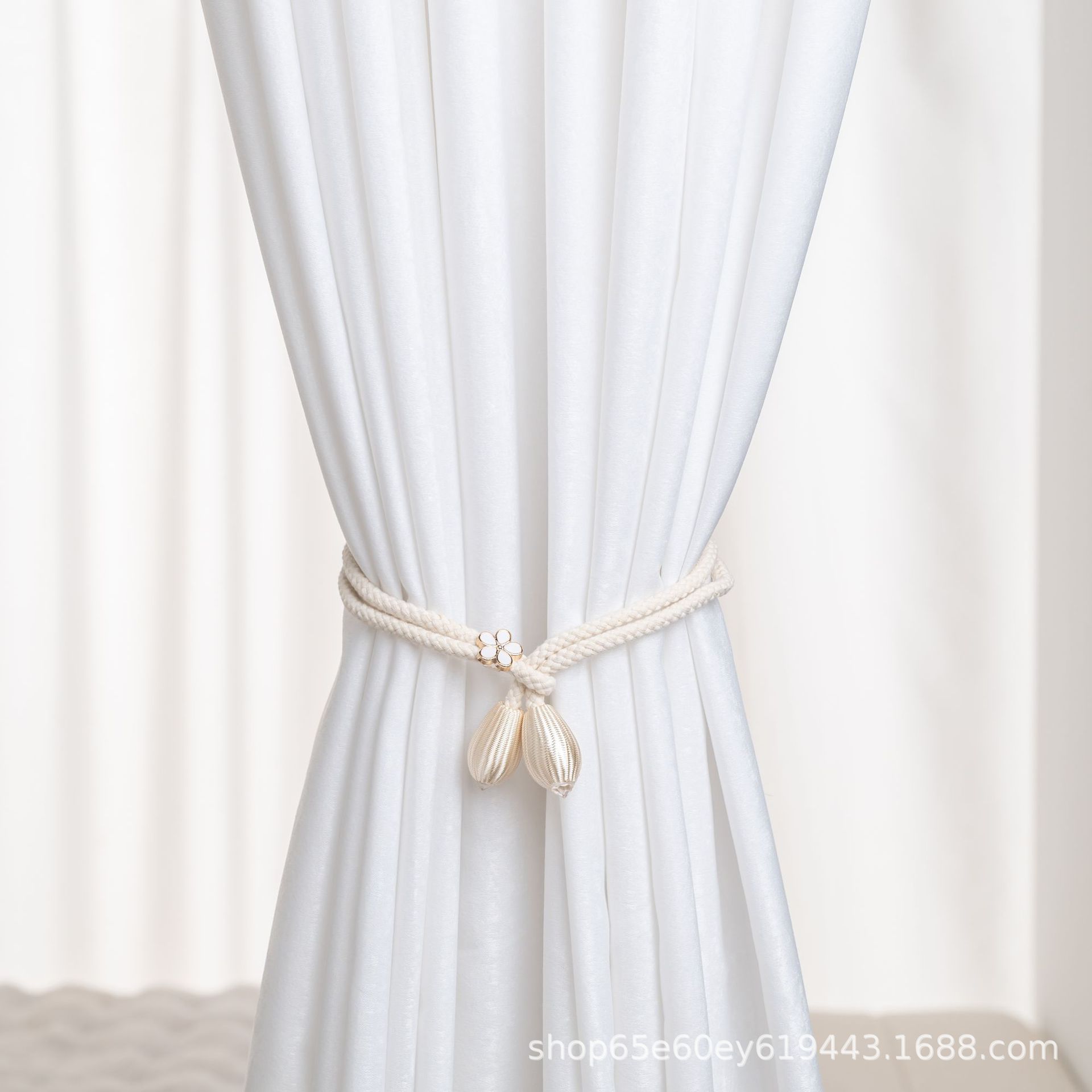 Кросс-граничный зажим для штор, простой регулируемый шнур, в наличии оптом