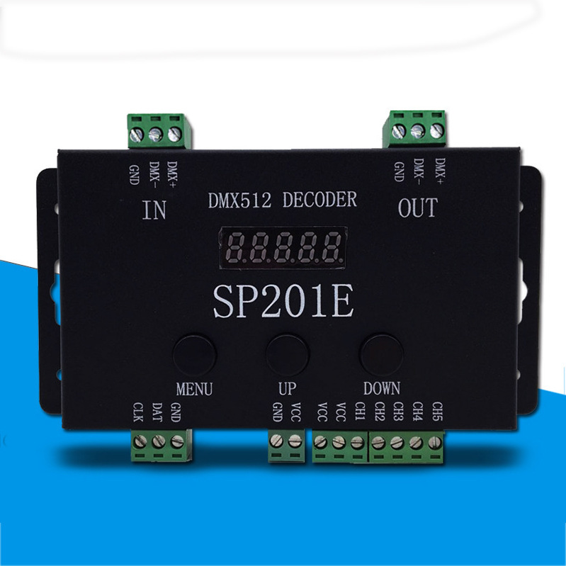 Dmx512 Decoder Sp201E Constant Current Stage Lighting Control Dmx512 Controller