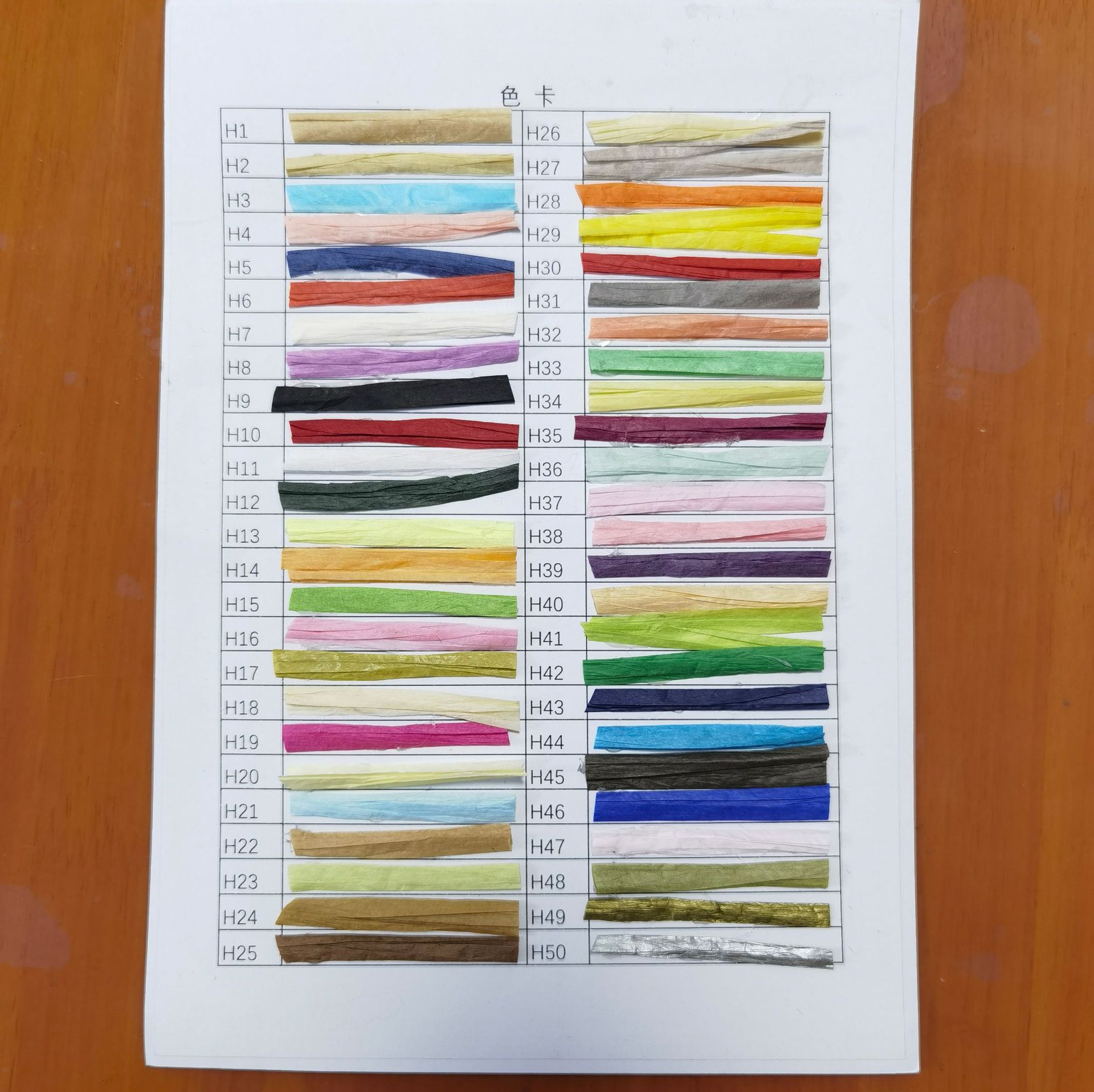 Retail Wholesale 23g Craft Paper, Tissue Paper, Paper Plate, Various Colors, Dimensions, Processing and Cutting