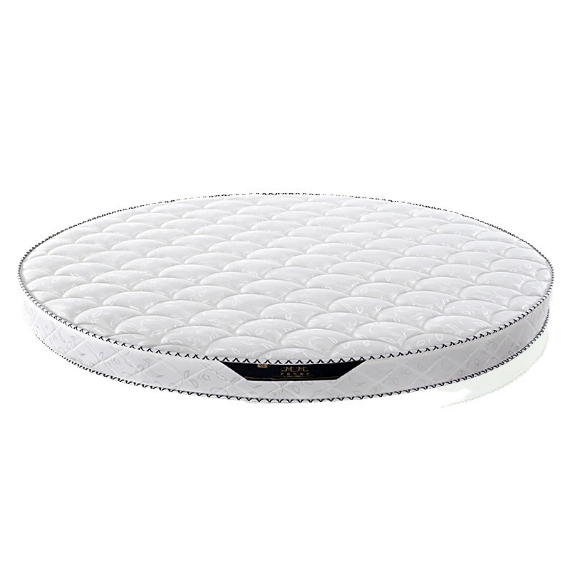 Hotel Round Bed Mattress 2 Meters Foldableing Household Mattress Latex 3E Coconut Palm Round Mattress Plus Hard Artifact Thin Section
